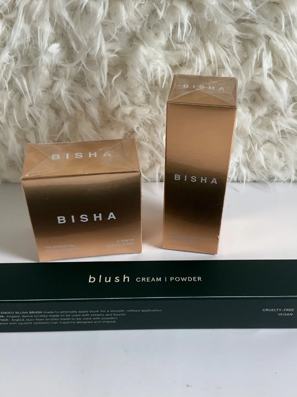 BISHA SETTING POWDER & RICE WATER MAKE-UP REMOVER W/ BONUS CIELE POWDER BLUSH!